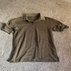 Haggar Men's Polo Shirt in Rich Brown